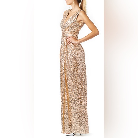 Badgley Mischka Glitz Gown size 6 - Picture 4 of 13